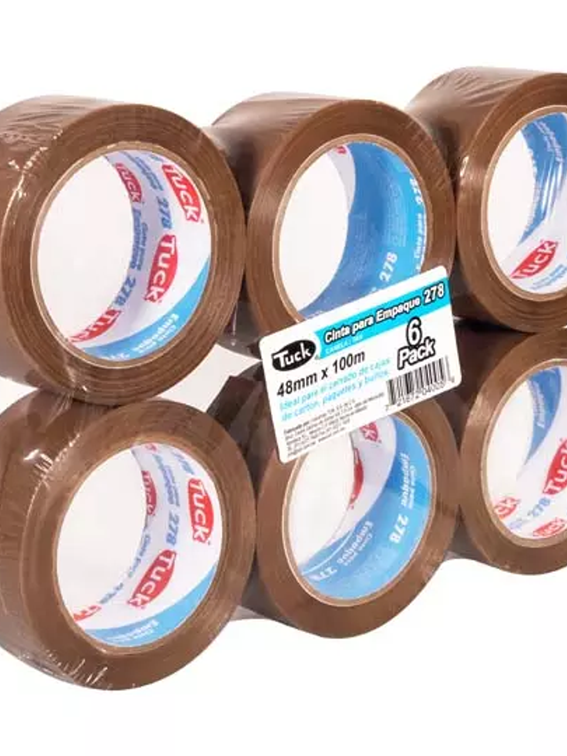 Cinta 278 de empaque TUK 48mm x 100m, co 1
