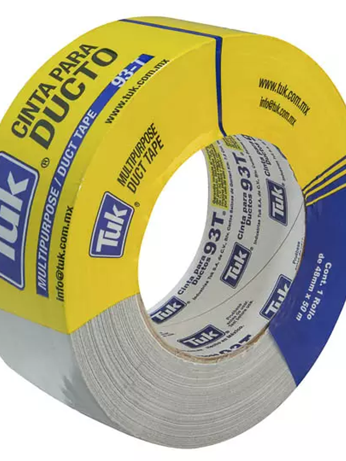 Cinta ducto 93T TUK 48mm x 50m, colorgri 1