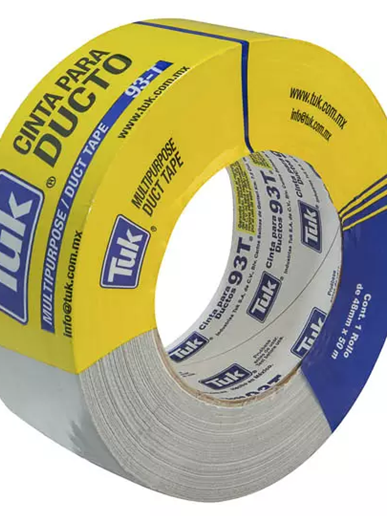 Cinta ducto 93T TUK 48mm x 50m, colorgri 1