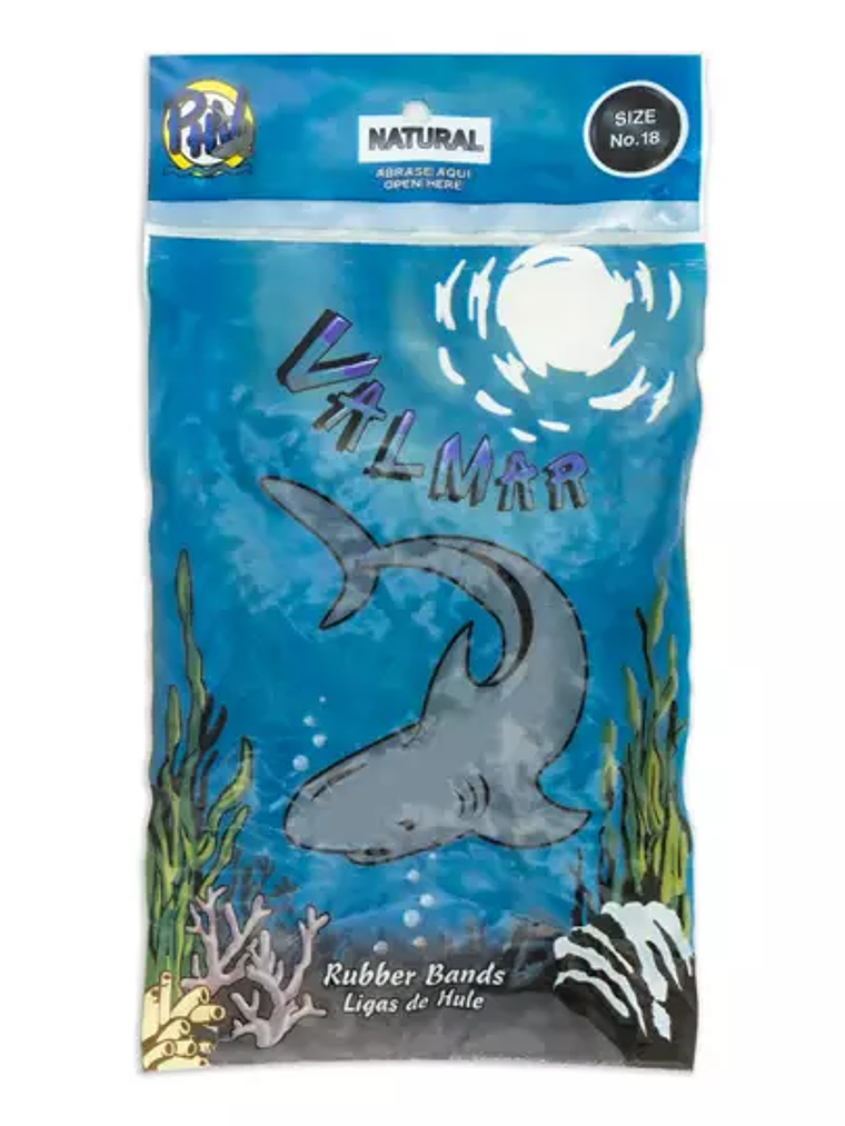 Ligas de hule natural no.18 1