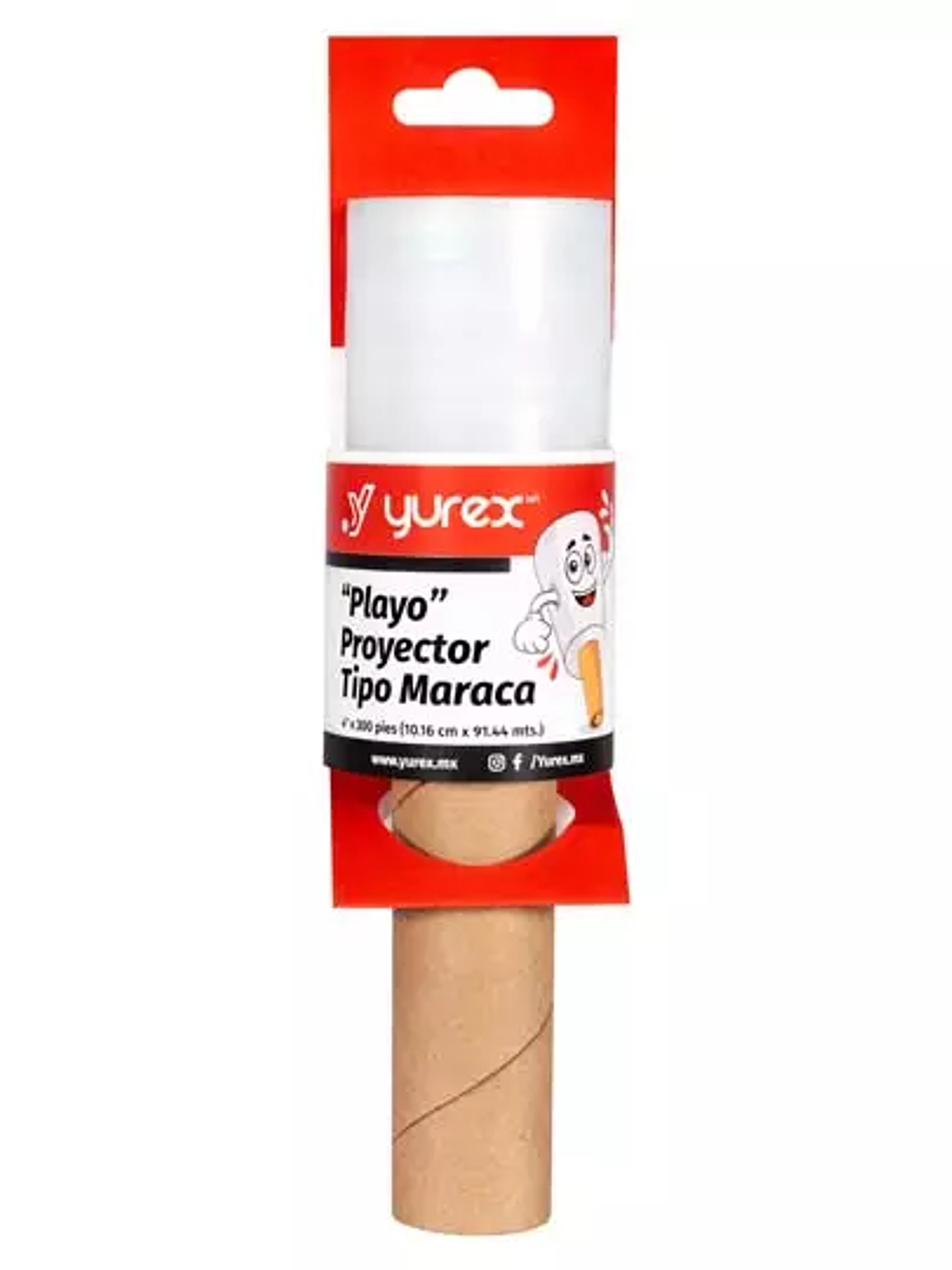 Rollo de plástico transparente tipo marc 1