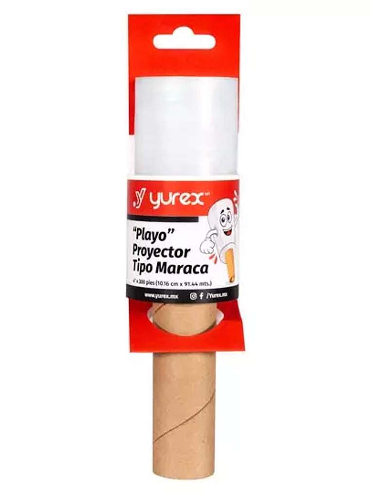 Rollo de plástico transparente tipo marc 1