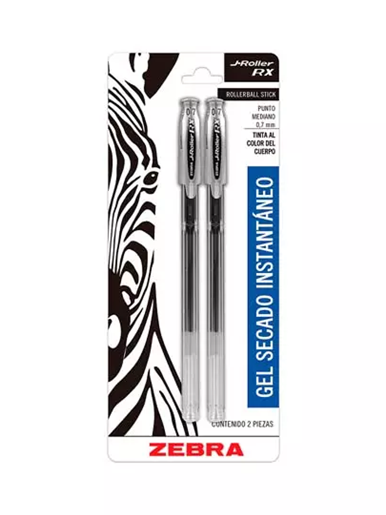 Bolígrafo de gel ZEBRA J-Roller RX punta 1