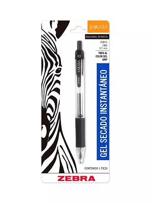 Bolígrafo de gel ZEBRA SARASA punto fino