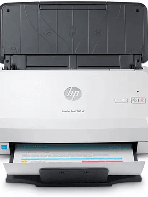 Escáner HP con ADF, ScanJet Pro 2000 S2.