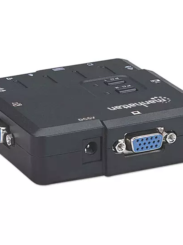 Conmutador kvm Manhattan compacto de 1