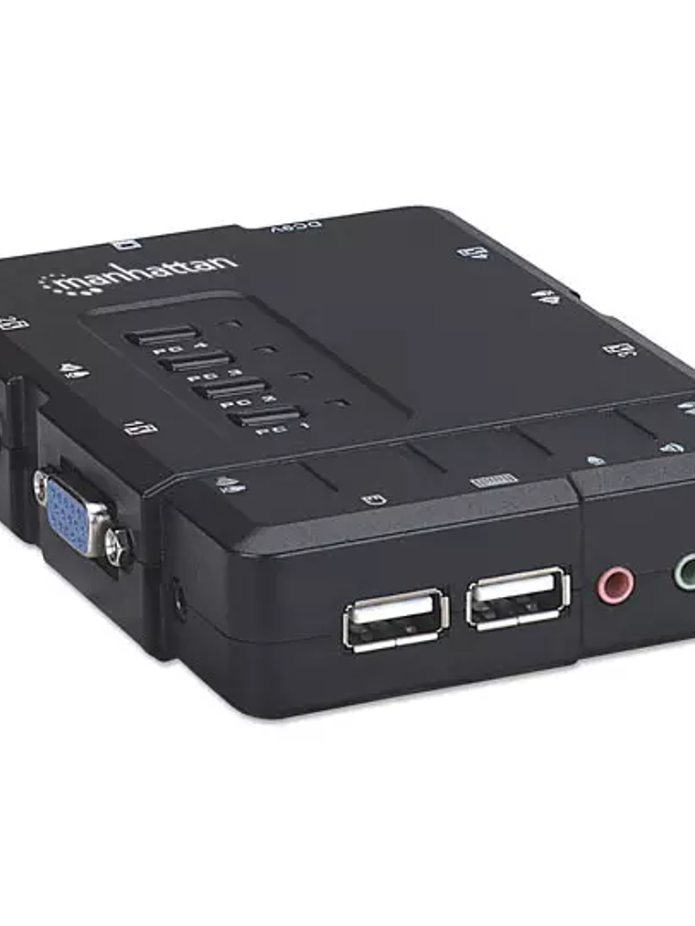 Switch Manhattan kvm compacto 4 puert. 1