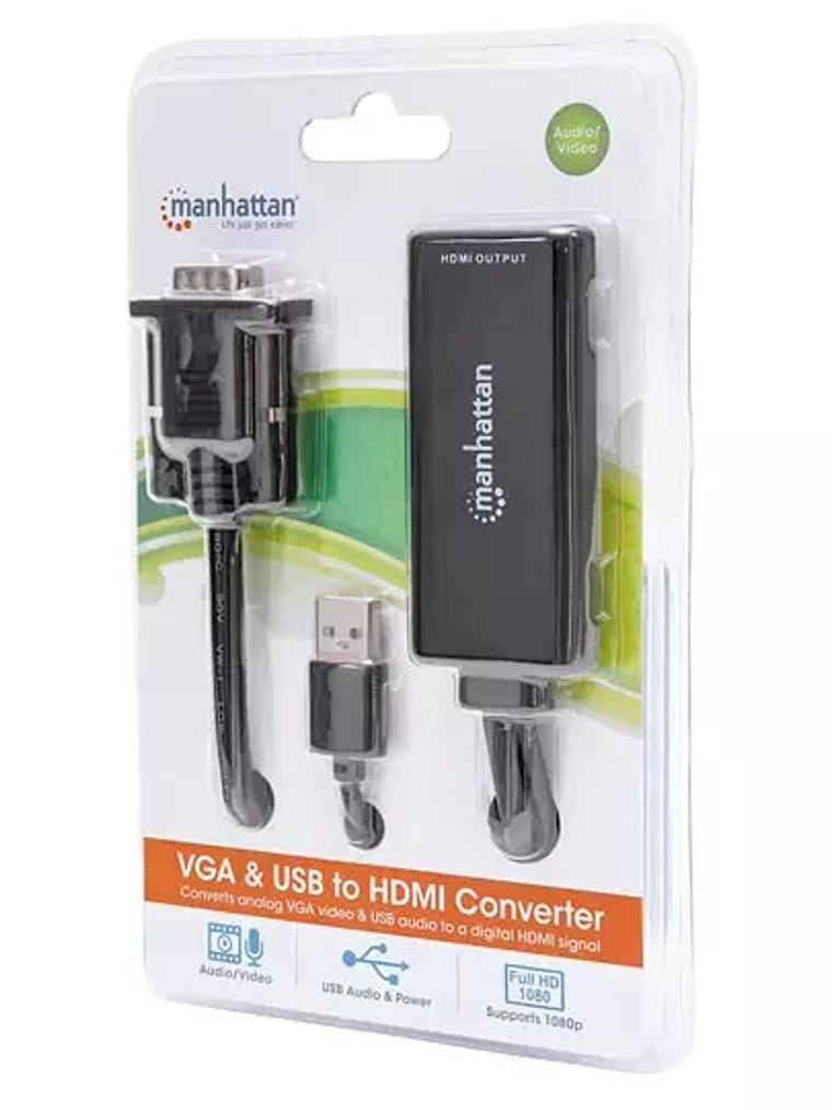 Convertidor Manhattan video sVGA+audi SB 1