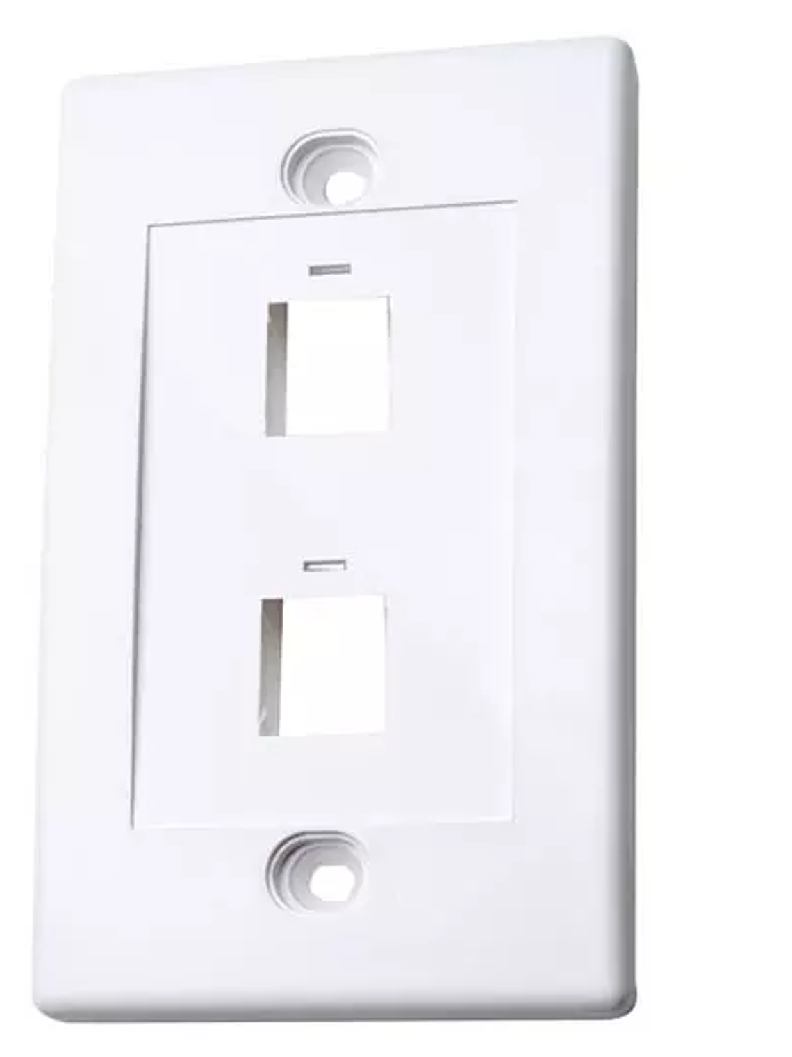 Tapa Intellinet (faceplate) 2 puertos co 1