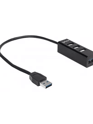 Hub Manhattan USB v2.0  3 ptos y v3.0