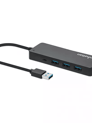 HUB USB V3.2 7 PTOS A SIN FUENTE 5GBPMAN