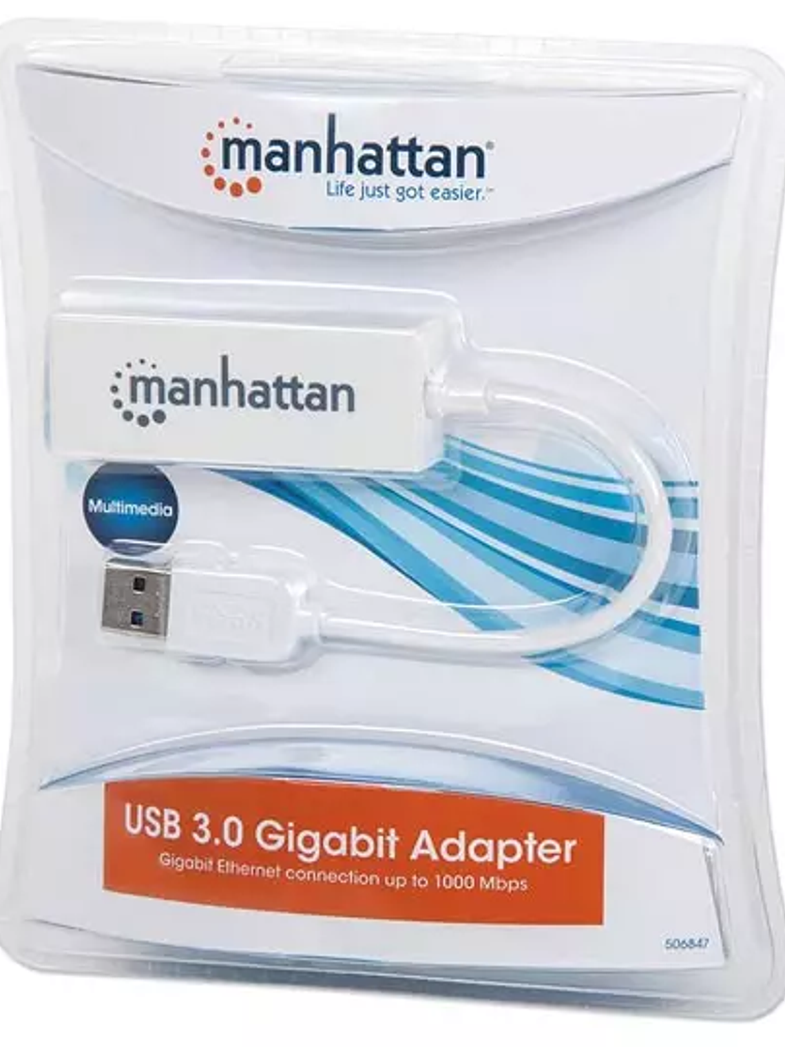 Adaptador de Red Manhattan USB a RJ45 Al 1