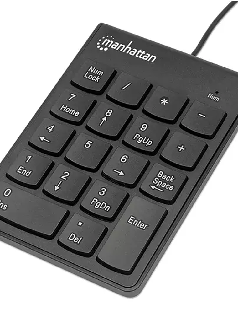 Teclado Manhattan numerico USB negro 1