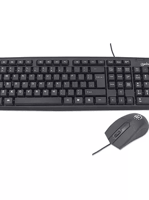 Kit de teclado y mouse óptico Manhattan