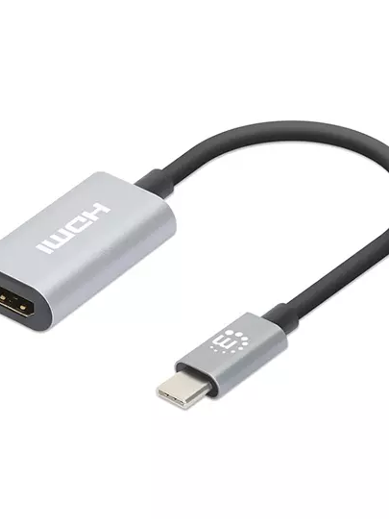 Hub Manhattan USB-C Macho 1x HDMI 5 Gbit 1