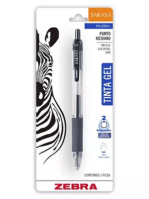 Bolígrafo de gel ZEBRA SARASA punto medi