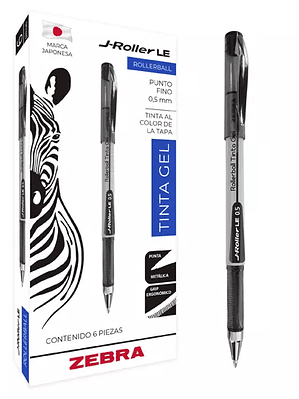 Bolígrafo de gel ZEBRA J-Roller LE punto