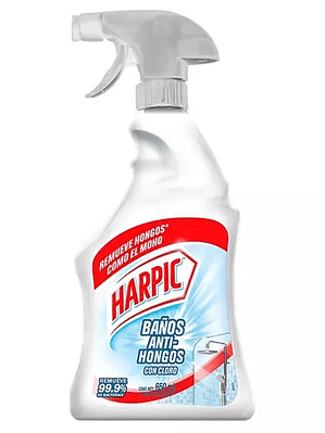 HARPIC BAÑOS ANTI HONGOS CLORO REMUEVE H