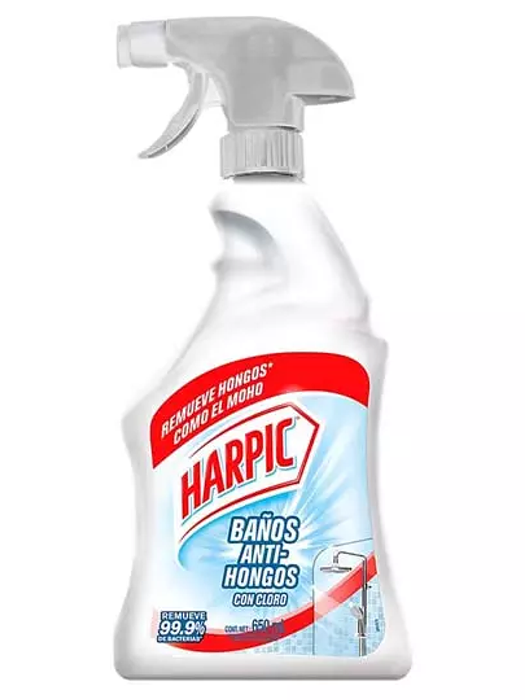 HARPIC BAÑOS ANTI HONGOS CLORO REMUEVE H 1