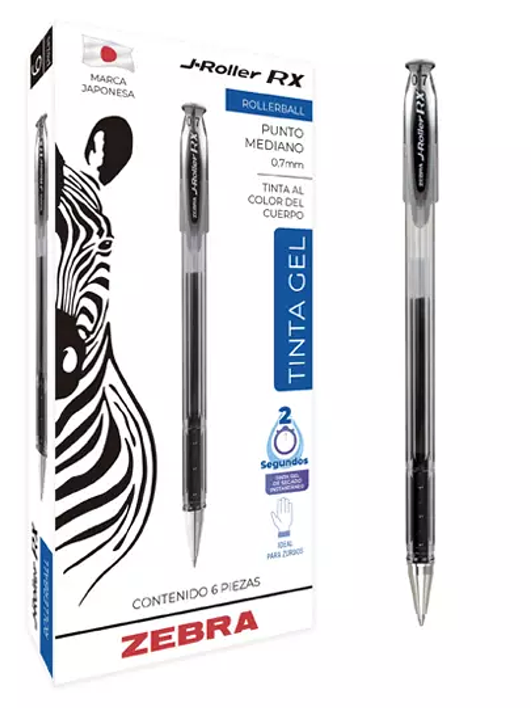 Bolígrafo de gel ZEBRA J-Roller RX punto 1