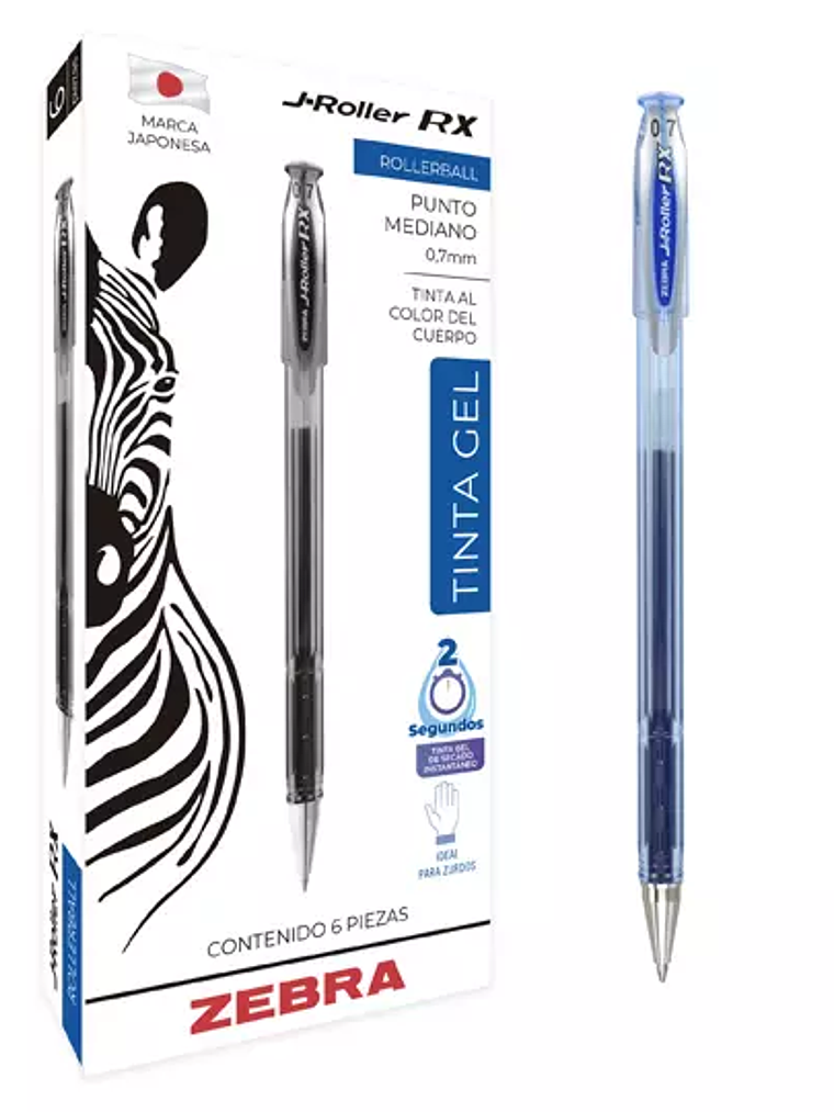 Bolígrafo de gel ZEBRA J-Roller RX punto 1