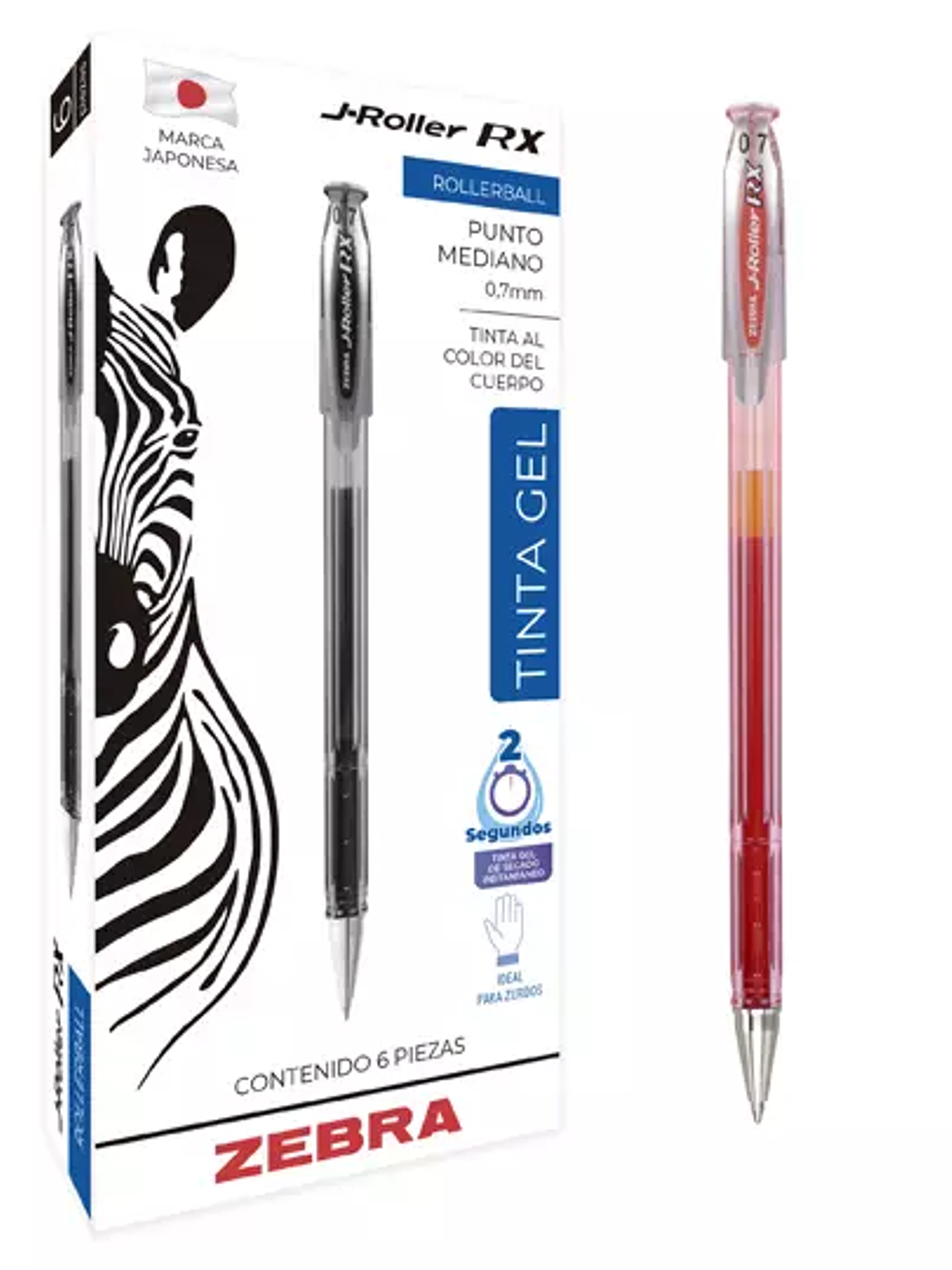 Bolígrafo de gel ZEBRA J-Roller RX punto 1