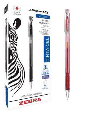 Bolígrafo de gel ZEBRA J-Roller RX punto