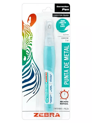 Corrector liquido en pluma ZEBRA punto 0