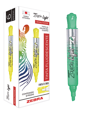 Resaltador ZEBRA Zazzle light fluorescen