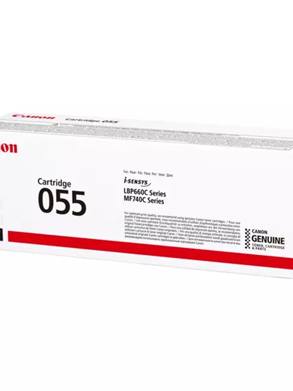 Cartucho Canon para toner 055 amarillo 1