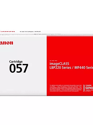 Cartucho Canon para toner 057 negro