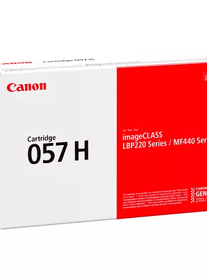 Cartucho Canon para toner 057H negro
