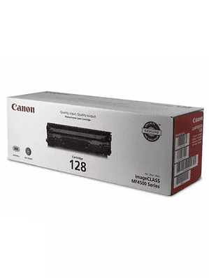 Cartucho Canon para toner 128 negro