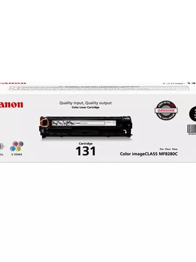 Cartucho Canon para toner 131 cyan. 1