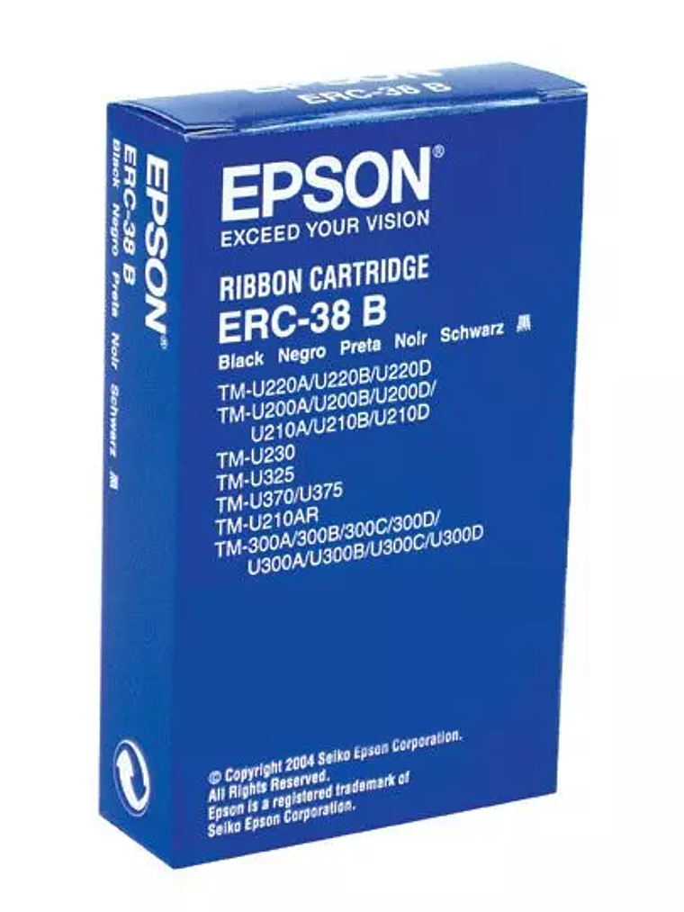 Cartucho de cinta Epson ERC - 38B 1