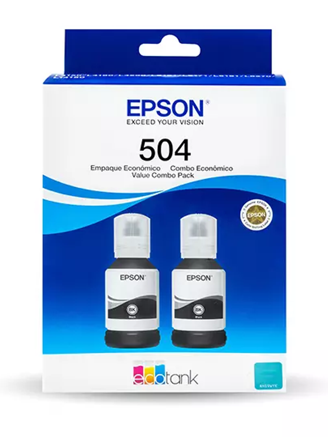 Kit tintas negras Epson T504 2 pzas 1