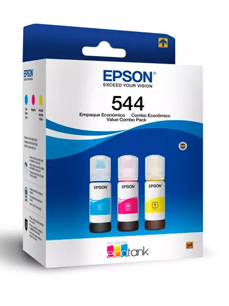 Kit tintas de color Epson T544 3 pzas 1
