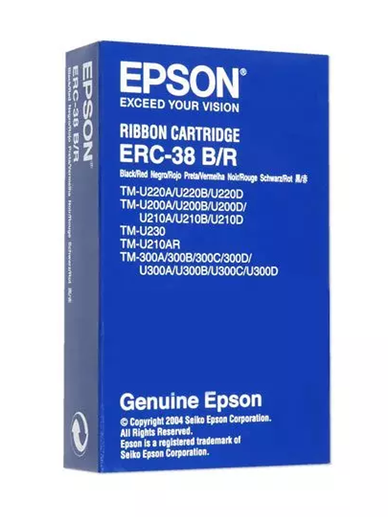 Cinta bicolor Epson  ERC-38BR 1