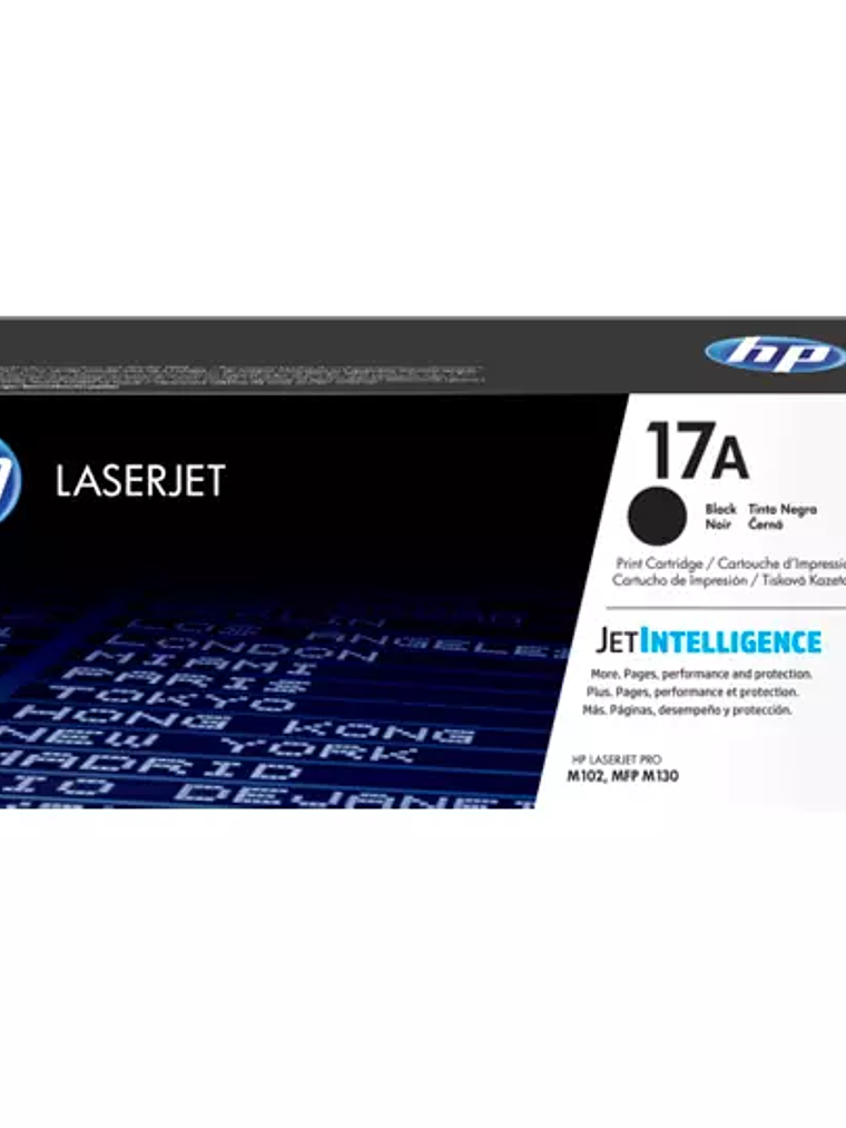 Cartucho de tóner negro HP 17a 1