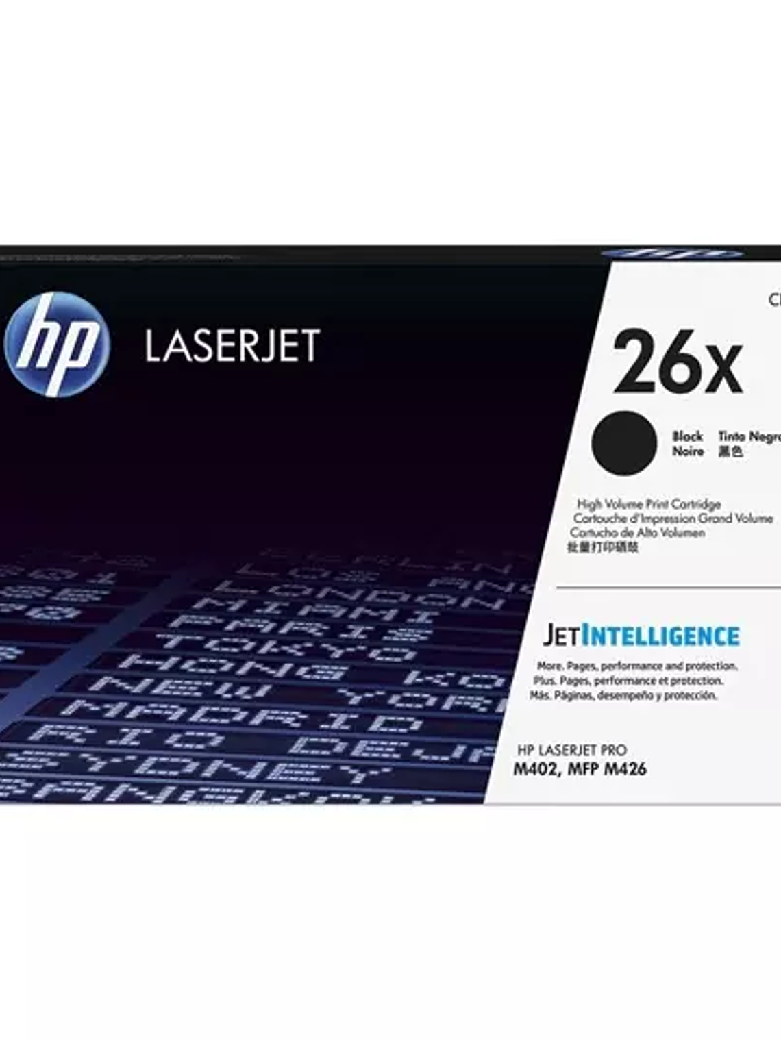Cartucho de tóner negro HP 26x 1