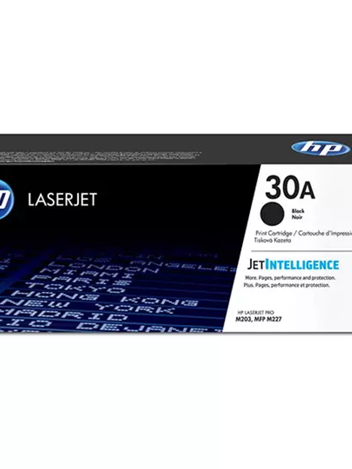 Cartucho de tóner negro HP 30a 1