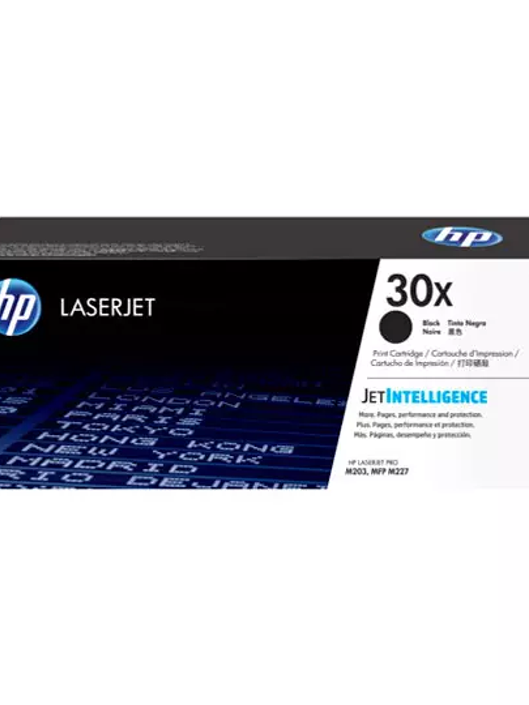 Cartucho de tóner negro HP 30x 1