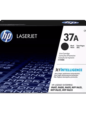 Cartucho de tóner negro HP 37a