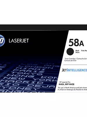 HP 58a black laserjet toner cartridge