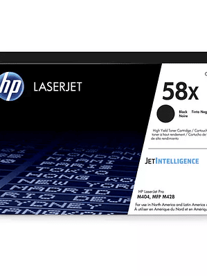 HP 58x black laserjet toner cartridge