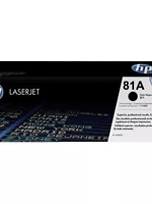 Cartucho de tóner negro HP 81a