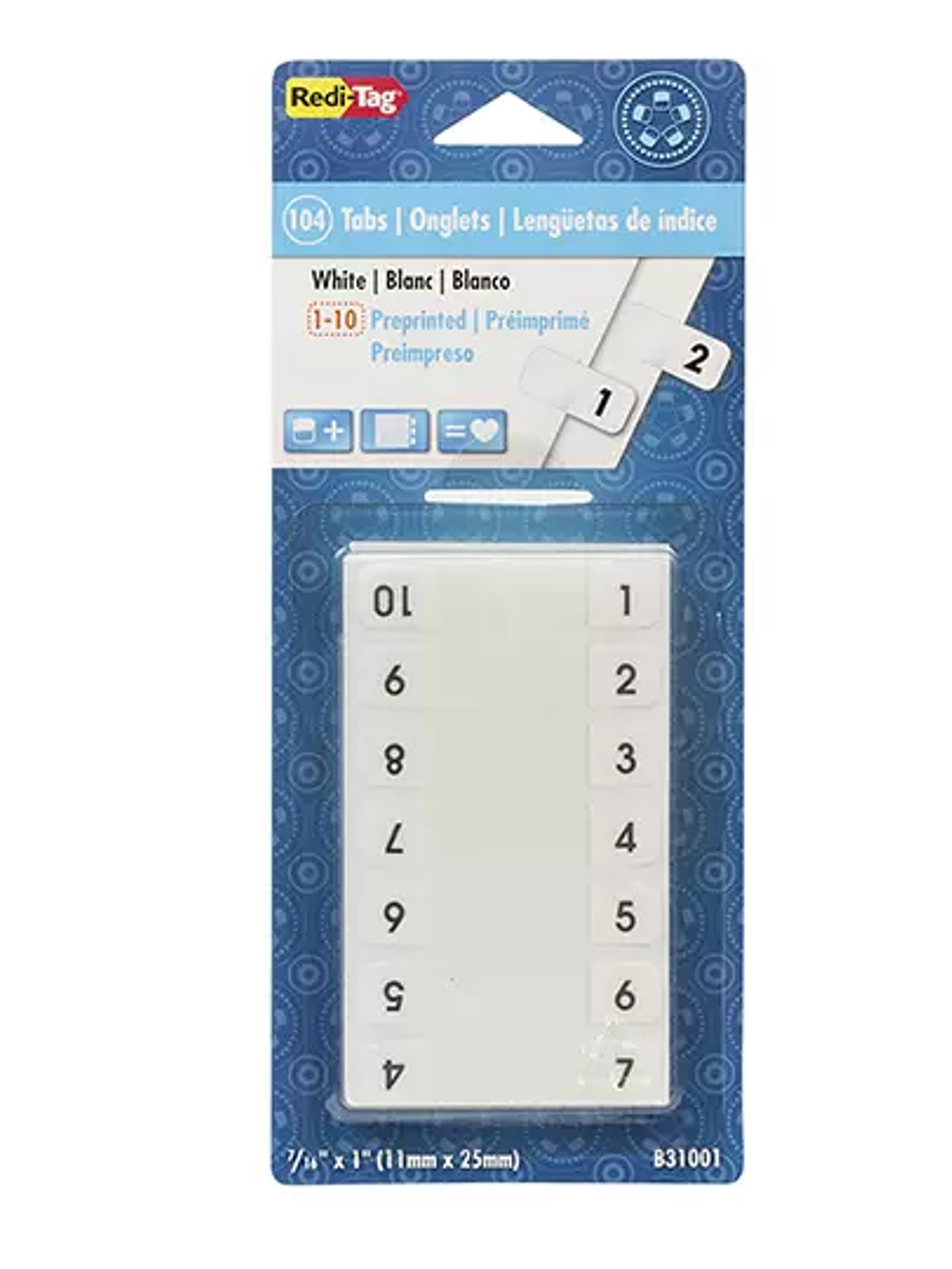 LM-Banderitas adhesivas Redi-Tag color b 1