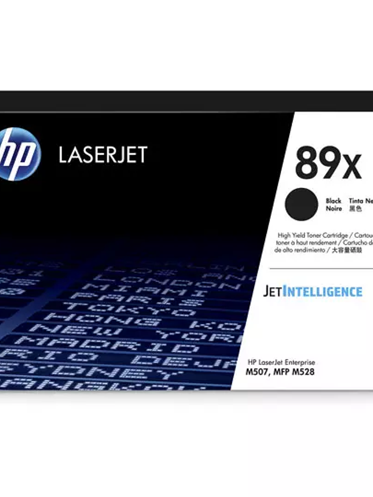 HP 89x black laserjet toner cartridge 1