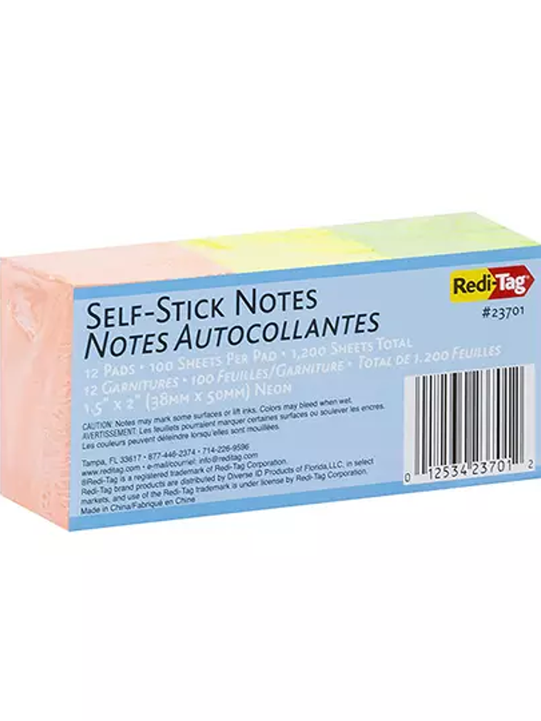 Notas adhesivas Redi-Tag 1.5