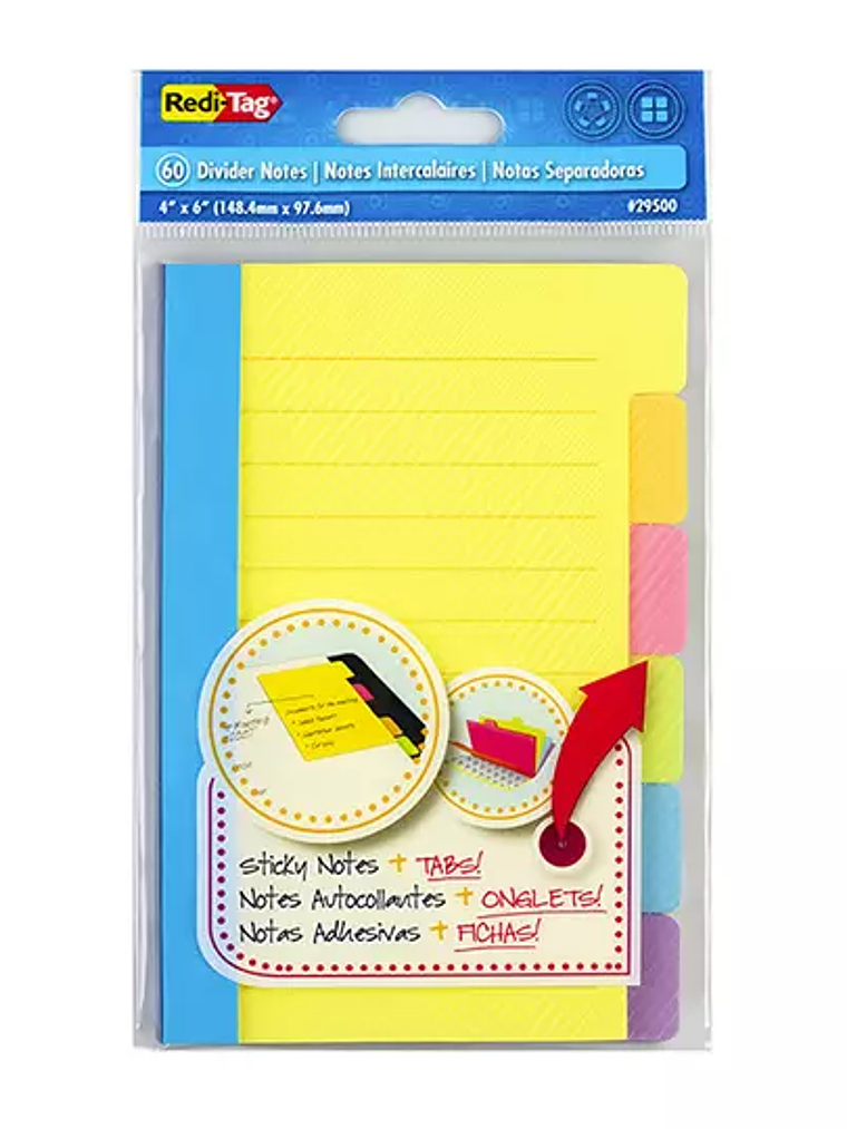 Notas adhesivas Redi-Tag colores surtido 1